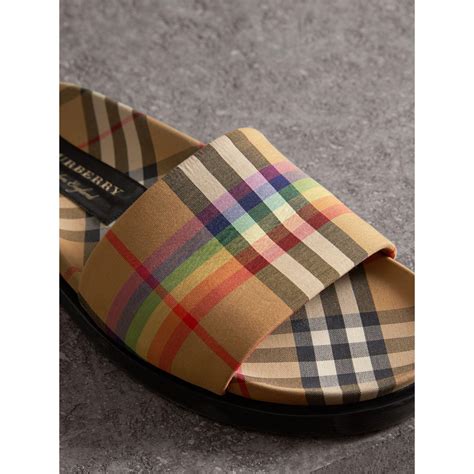 burberry slides cheap|burberry vintage slides.